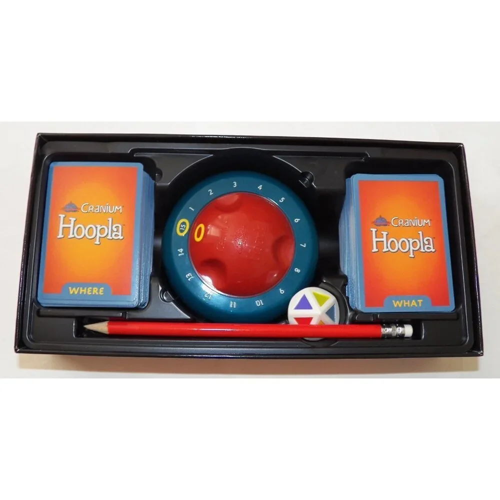 Hoopla Cranium Adult/Teen Board Game COMPLETE Where Every Second Counts